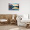 Stupell Industries Abstract Swirled Lake & Mountain Canvas Wall Art Design by LSR Design Studio